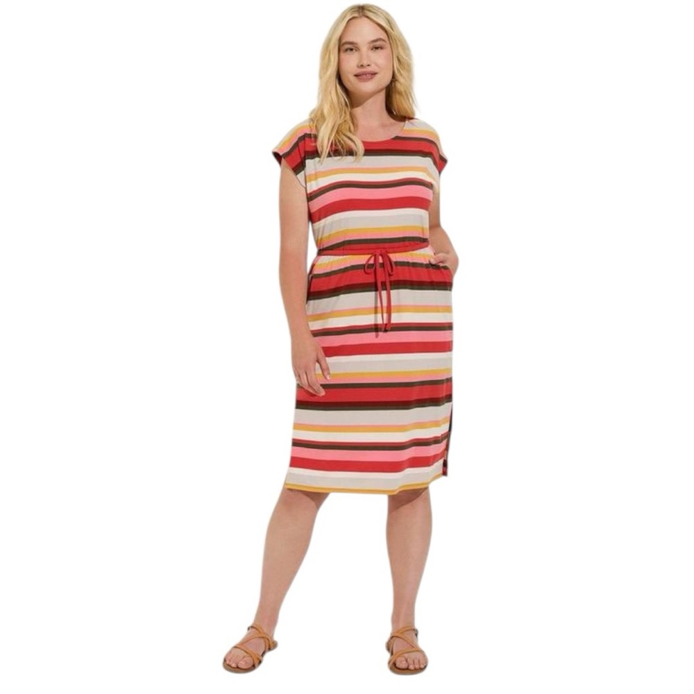 NWT torrid Midi Jersey Cross Back Slit Skirt Size 1X
